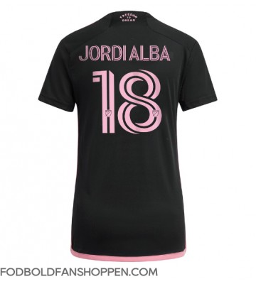 Inter Miami Jordi Alba #18 Udebanetrøje Dame 2024-25 Kortærmet